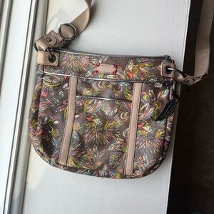 Sak Roots Colorful Floral Crossbody Bag
